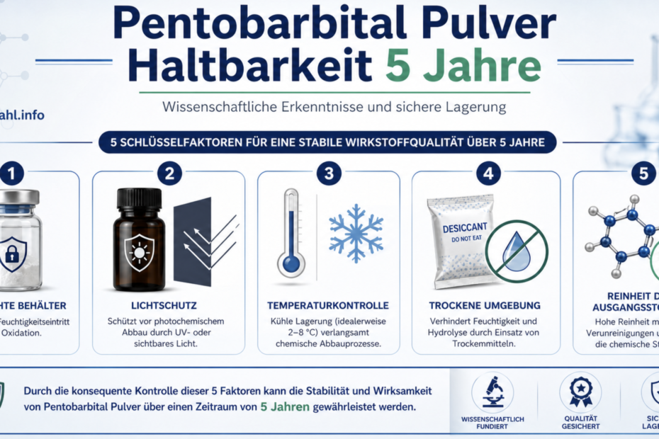 Pentobarbital Pulver Haltbarkeit 5 Jahre: Wissenschaftliche Erkenntnisse und sichere Lagerung